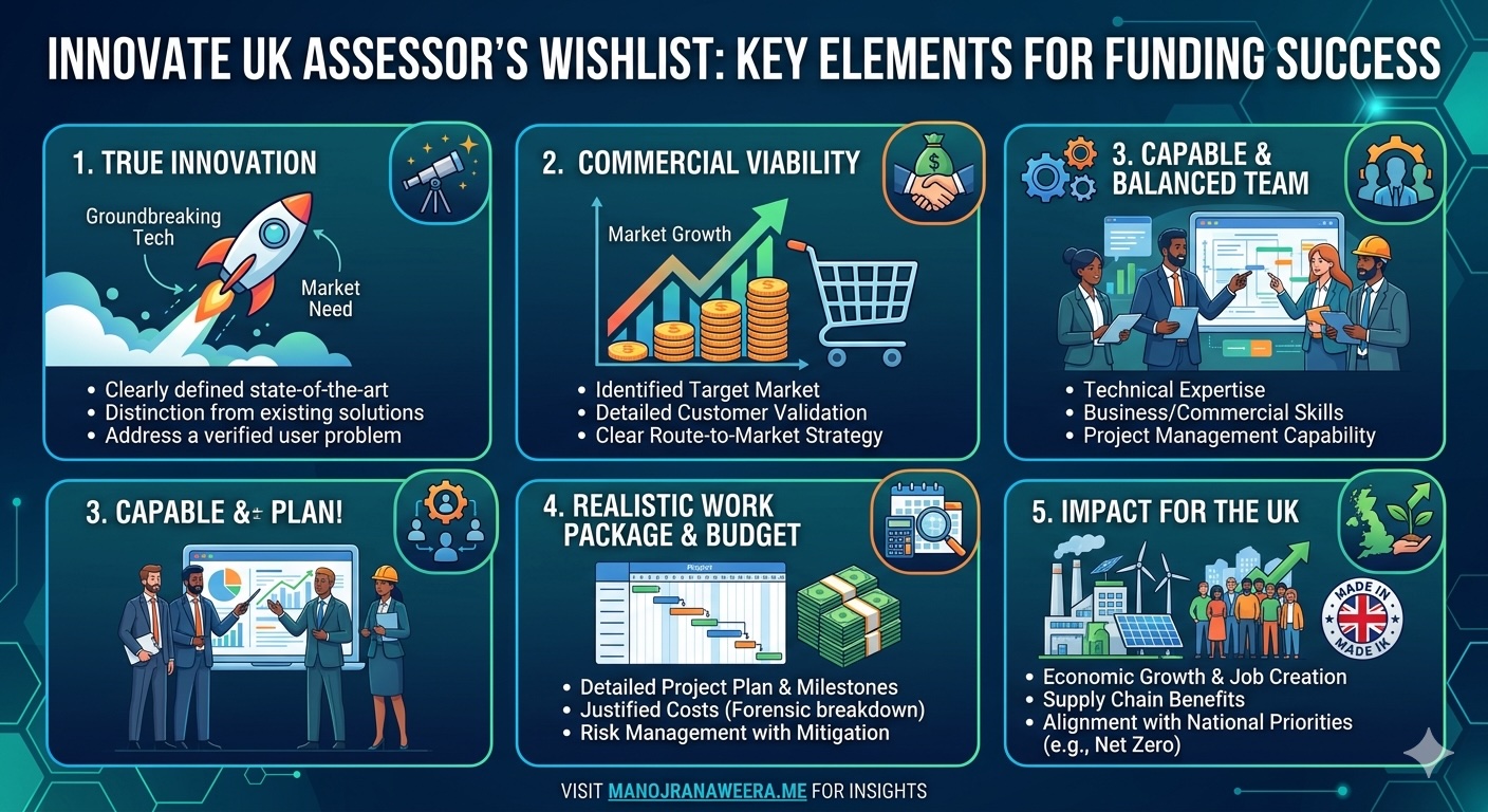 InnovateUK Assessor Wishlist